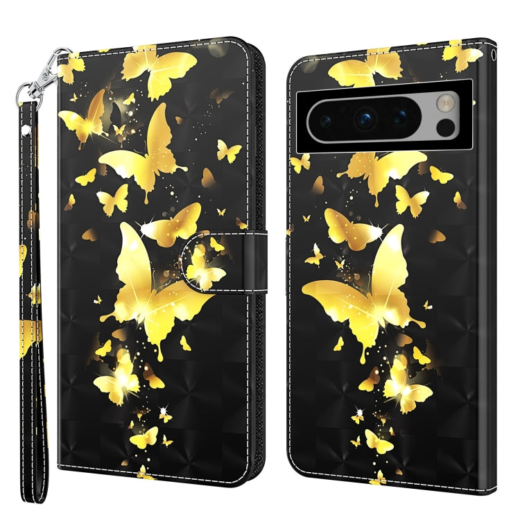 3D Painting Pattern Flip Leather Phone Case