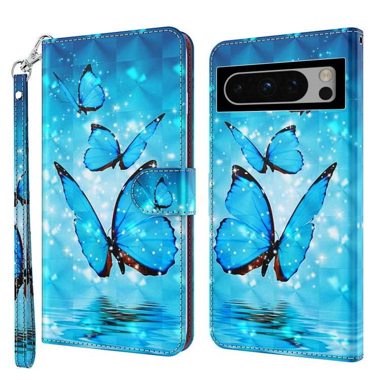 3D Painting Pattern Flip Leather Phone Case