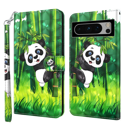 3D Painting Pattern Flip Leather Phone Case