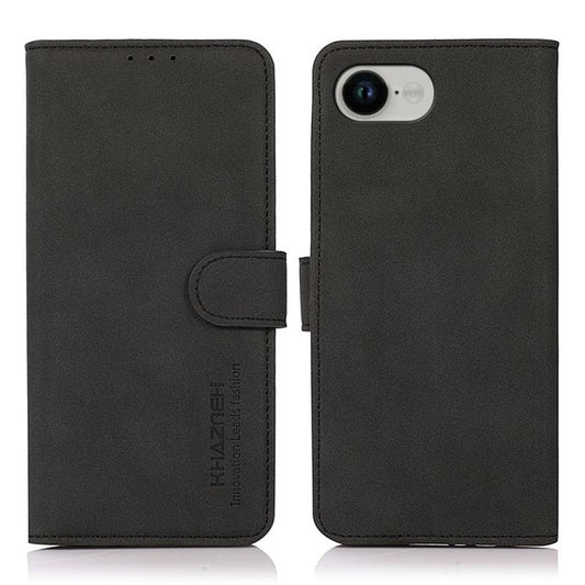 KHAZNEH Matte Texture Leather Phone Case, For iPhone 16e / 17e, For iPhone 17 Pro Max, For iPhone 17 Pro, For iPhone 17, For iPhone Air, For iPhone 16 Pro Max