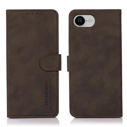 KHAZNEH Matte Texture Leather Phone Case, For iPhone 17 Pro Max, For iPhone 17 Pro, For iPhone 17, For iPhone Air, For iPhone 16e, For iPhone 16 Pro Max