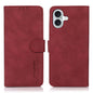 KHAZNEH Matte Texture Leather Phone Case, For iPhone 16e / 17e, For iPhone 17 Pro Max, For iPhone 17 Pro, For iPhone 17, For iPhone Air, For iPhone 16 Pro Max