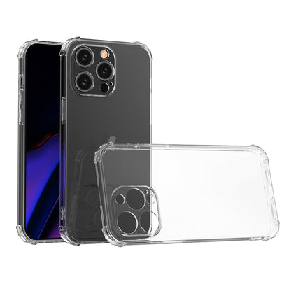Four-Corner Shockproof Clear TPU Phone Case, For iPhone 17 Pro Max, For iPhone 17 Pro, For iPhone 17, For iPhone Air, For iPhone 16 Pro Max, For iPhone 16 Pro, For iPhone 16 Plus, For iPhone 16, For iPhone 15 Pro Max, For iPhone 15 Pro, For iPhone 15 P...