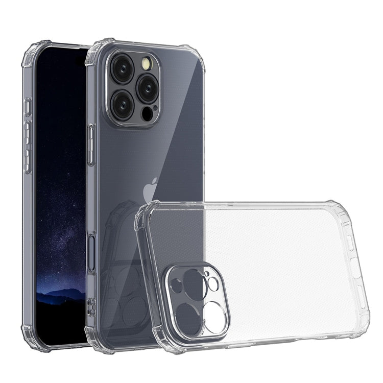 Four-Corner Shockproof Clear TPU Phone Case, For iPhone 17 Pro Max, For iPhone 17 Pro, For iPhone 17, For iPhone Air, For iPhone 16 Pro Max, For iPhone 16 Pro, For iPhone 16 Plus, For iPhone 16, For iPhone 15 Pro Max, For iPhone 15 Pro, For iPhone 15 P...