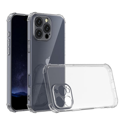 Four-Corner Shockproof Clear TPU Phone Case, For iPhone 17 Pro Max, For iPhone 17 Pro, For iPhone 17, For iPhone Air, For iPhone 16 Pro Max, For iPhone 16 Pro, For iPhone 16 Plus, For iPhone 16, For iPhone 15 Pro Max, For iPhone 15 Pro, For iPhone 15 P...