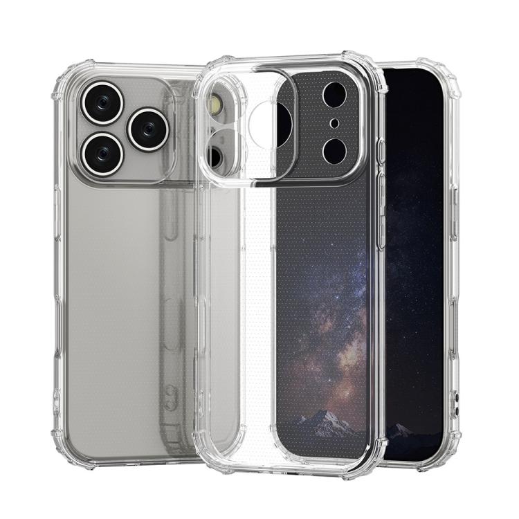 Four-Corner Shockproof Clear TPU Phone Case, For iPhone 17 Pro Max, For iPhone 17 Pro, For iPhone 17, For iPhone Air, For iPhone 16 Pro Max, For iPhone 16 Pro, For iPhone 16 Plus, For iPhone 16, For iPhone 15 Pro Max, For iPhone 15 Pro, For iPhone 15 P...