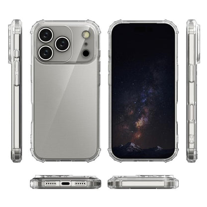 Four-Corner Shockproof Clear TPU Phone Case, For iPhone 17 Pro Max, For iPhone 17 Pro, For iPhone 17, For iPhone Air, For iPhone 16 Pro Max, For iPhone 16 Pro, For iPhone 16 Plus, For iPhone 16, For iPhone 15 Pro Max, For iPhone 15 Pro, For iPhone 15 P...
