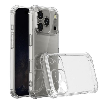 Four-Corner Shockproof Clear TPU Phone Case, For iPhone 18 Pro, For iPhone 18 Pro Max, For iPhone 17 Pro Max, For iPhone 17 Pro, For iPhone 17, For iPhone 17 Air, For iPhone 16 Pro Max, For iPhone 16 Pro, For iPhone 16 Plus, For iPhone 16              ...