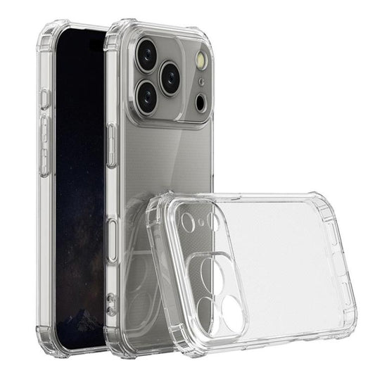 Four-Corner Shockproof Clear TPU Phone Case, For iPhone 18 Pro, For iPhone 18 Pro Max, For iPhone 17 Pro Max, For iPhone 17 Pro, For iPhone 17, For iPhone 17 Air, For iPhone 16 Pro Max, For iPhone 16 Pro, For iPhone 16 Plus, For iPhone 16              ...