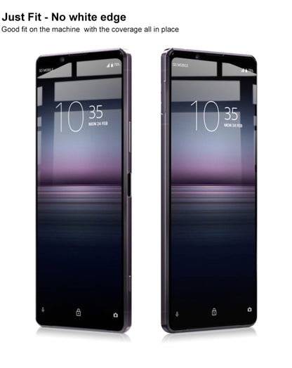 IMAK Pro+ Series Full Screen Tempered Glass Film, For Sony Xperia 1 II, For Sony Xperia 1, For Sony Xperia 5, For Sony Xperia 10 II