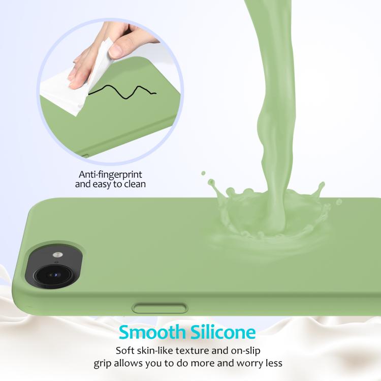 Solid Color Silicone Phone Case, For iPhone 17e / 16e, For iPhone 17