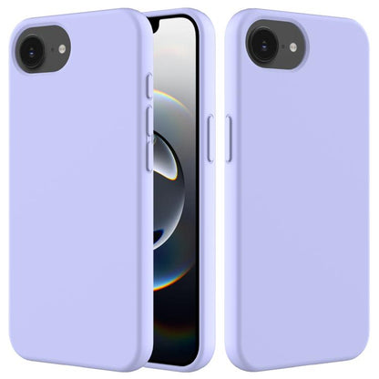 Solid Color Silicone Phone Case, For iPhone 17e / 16e, For iPhone 17