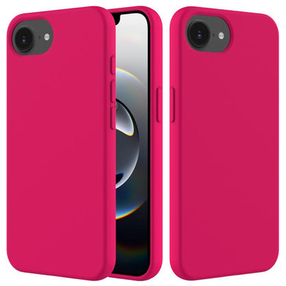 Solid Color Silicone Phone Case, For iPhone 17e / 16e, For iPhone 17
