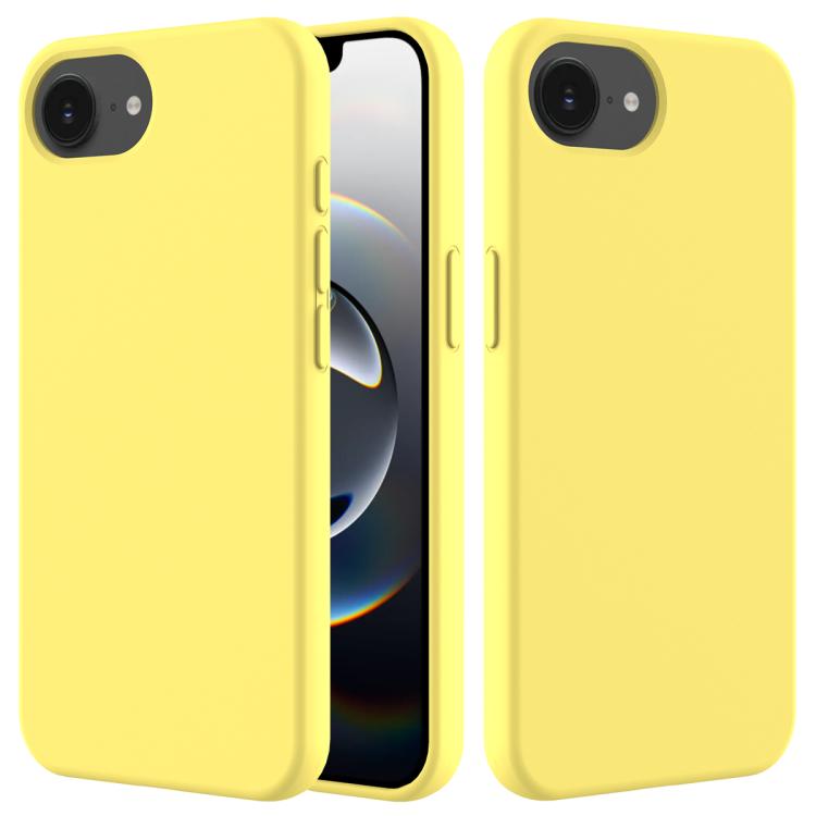 Solid Color Silicone Phone Case, For iPhone 17e / 16e, For iPhone 17