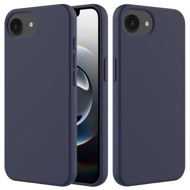 Solid Color Silicone Phone Case, For iPhone 17e / 16e, For iPhone 17