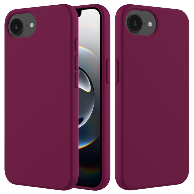 Solid Color Silicone Phone Case, For iPhone 17e / 16e, For iPhone 17