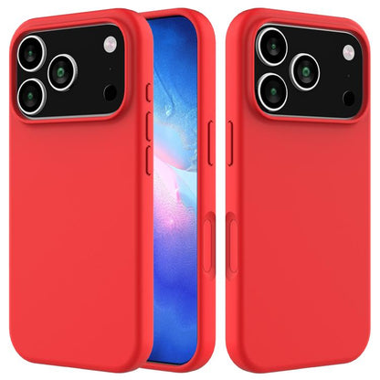 Solid Color Silicone Phone Case, For iPhone 18 Pro / 17 Pro, For iPhone 18 Pro Max / 17 Pro Max