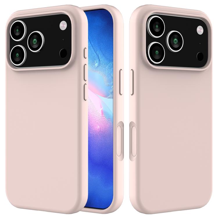 Solid Color Silicone Phone Case, For iPhone 18 Pro / 17 Pro, For iPhone 18 Pro Max / 17 Pro Max