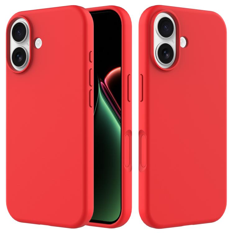 Solid Color Silicone Phone Case, For iPhone 17e / 16e, For iPhone 17