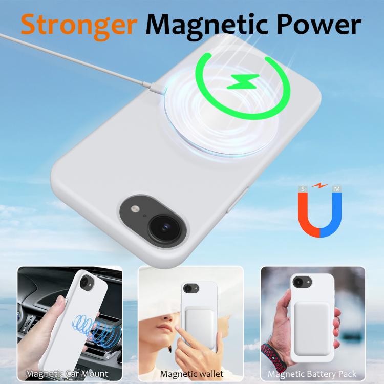 Shockproof Silicone Magsafe Phone Case, For iPhone 17e / 16e, For iPhone 17