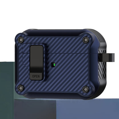 Carbon Fiber Magnetic Automatic Switch Earphone Protective Case, For AirPods 4 / AirPods 5, For AirPods Pro 2, For AirPods 3, For AirPods Pro