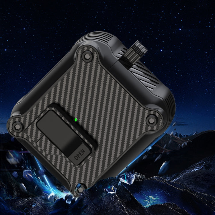 Carbon Fiber Magnetic Automatic Switch Earphone Protective Case, For AirPods 4, For AirPods Pro 2, For AirPods 3, For AirPods Pro