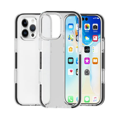 Two-color Shockproof High Transparency TPU Phone Case, For iPhone 18 Pro / 17 Pro, For iPhone 18 Pro Max / 17 Pro Max, For iPhone 17, For iPhone 17 Air, For iPhone 16 Pro Max, For iPhone 16 Pro, For iPhone 16 Plus, For iPhone 16