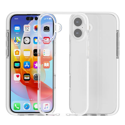 Two-color Shockproof High Transparency TPU Phone Case, For iPhone 18 Pro / 17 Pro, For iPhone 18 Pro Max / 17 Pro Max, For iPhone 17, For iPhone 17 Air, For iPhone 16 Pro Max, For iPhone 16 Pro, For iPhone 16 Plus, For iPhone 16