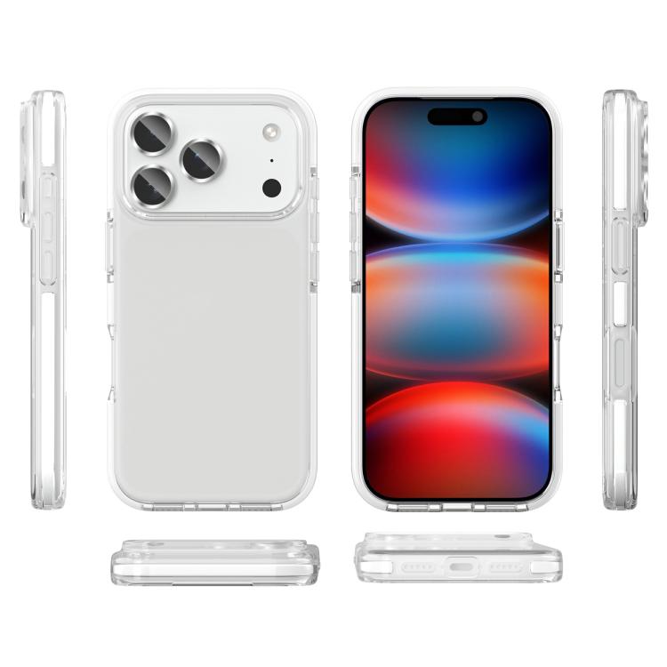 Two-color Shockproof High Transparency TPU Phone Case, For iPhone 18 Pro / 17 Pro, For iPhone 18 Pro Max / 17 Pro Max, For iPhone 17, For iPhone 17 Air, For iPhone 16 Pro Max, For iPhone 16 Pro, For iPhone 16 Plus, For iPhone 16