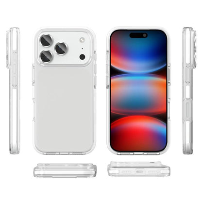 Two-color Shockproof High Transparency TPU Phone Case, For iPhone 18 Pro / 17 Pro, For iPhone 18 Pro Max / 17 Pro Max, For iPhone 17, For iPhone 17 Air, For iPhone 16 Pro Max, For iPhone 16 Pro, For iPhone 16 Plus, For iPhone 16