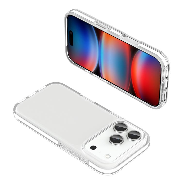Two-color Shockproof High Transparency TPU Phone Case, For iPhone 18 Pro / 17 Pro, For iPhone 18 Pro Max / 17 Pro Max, For iPhone 17, For iPhone 17 Air, For iPhone 16 Pro Max, For iPhone 16 Pro, For iPhone 16 Plus, For iPhone 16