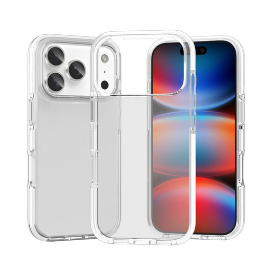 Two-color Shockproof High Transparency TPU Phone Case, For iPhone 18 Pro / 17 Pro, For iPhone 18 Pro Max / 17 Pro Max, For iPhone 17, For iPhone 17 Air, For iPhone 16 Pro Max, For iPhone 16 Pro, For iPhone 16 Plus, For iPhone 16