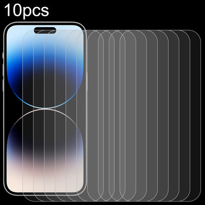 10pcs 0.26mm 9H 2.5D High Aluminum Tempered Glass Film