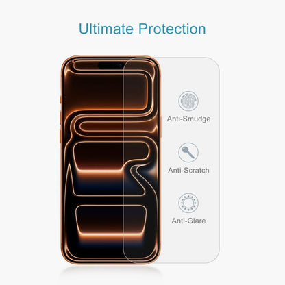 10pcs 0.26mm 9H 2.5D High Aluminum Tempered Glass Film, For iPhone 17 Pro Max, For iPhone 17 Pro / 17, For iPhone Air, For iPhone 16 Pro Max, For iPhone 16 Pro, For iPhone 16 Plus, For iPhone 16, For iPhone 15 Plus / 15 Pro Max, For iPhone 15 / 15 Pro