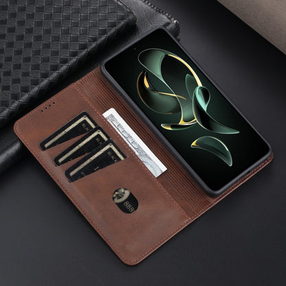 AZNS Magnetic Calf Texture Flip Leather Phone Case