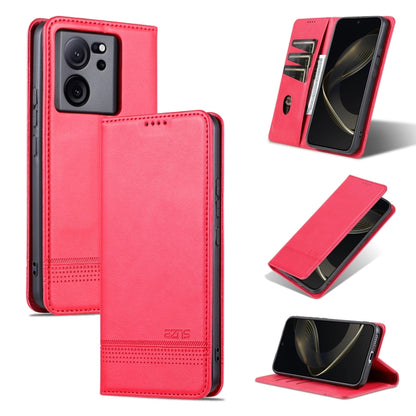 AZNS Magnetic Calf Texture Flip Leather Phone Case, Series 1