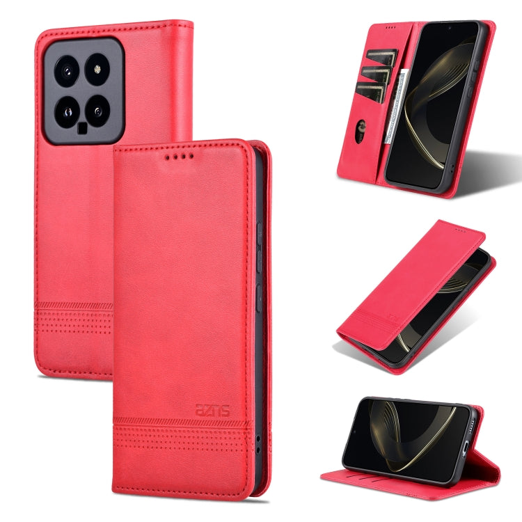 AZNS Magnetic Calf Texture Flip Leather Phone Case, Series 1