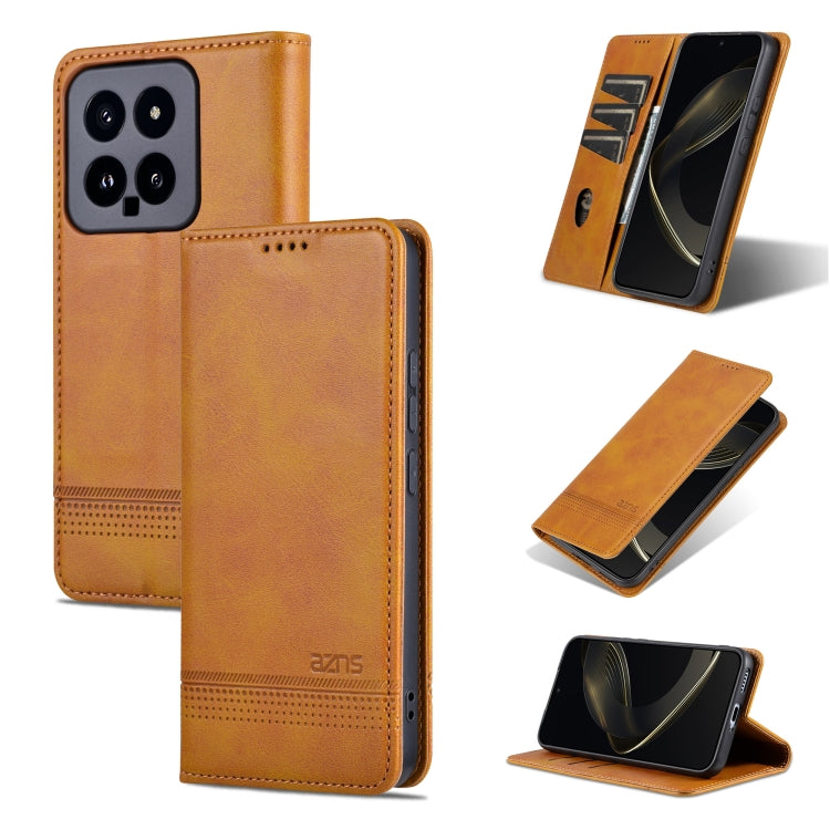 AZNS Magnetic Calf Texture Flip Leather Phone Case, Series 1