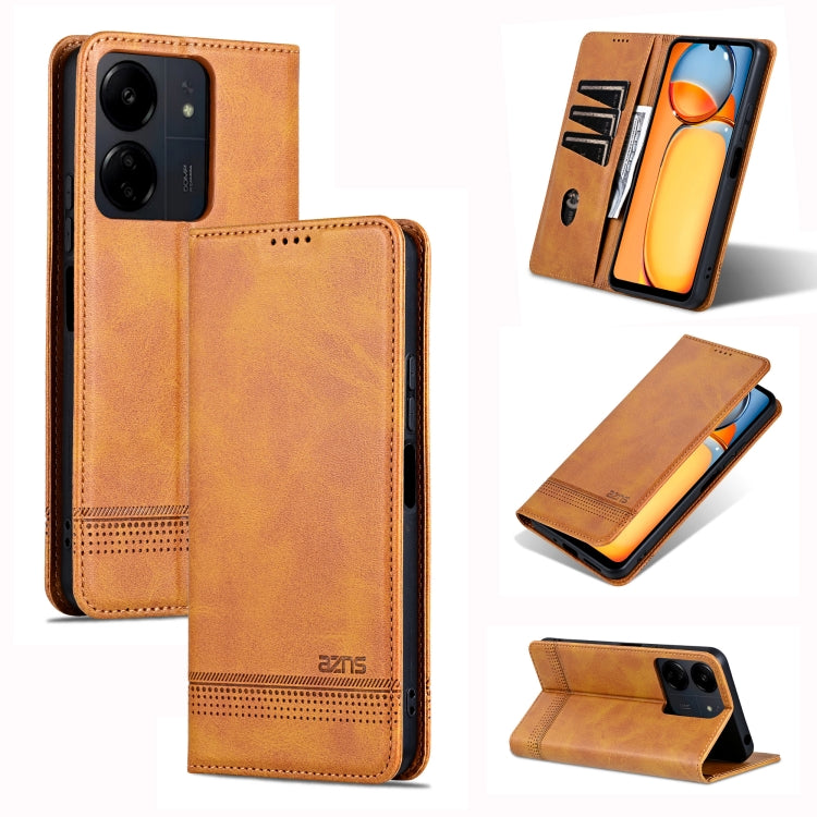 AZNS Magnetic Calf Texture Flip Leather Phone Case, Series 2