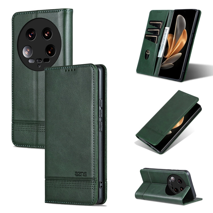 AZNS Magnetic Calf Texture Flip Leather Phone Case, Series 1