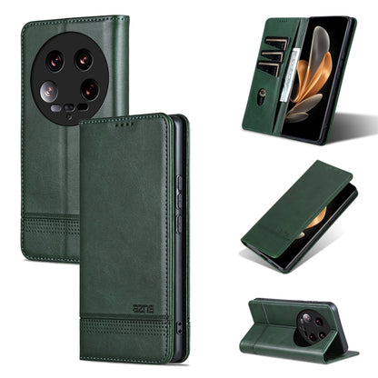 AZNS Magnetic Calf Texture Flip Leather Phone Case