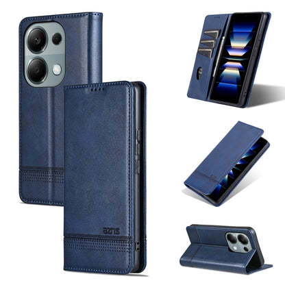 AZNS Magnetic Calf Texture Flip Leather Phone Case