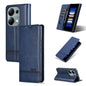 AZNS Magnetic Calf Texture Flip Leather Phone Case