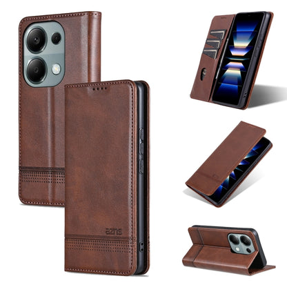 AZNS Magnetic Calf Texture Flip Leather Phone Case, Series 2