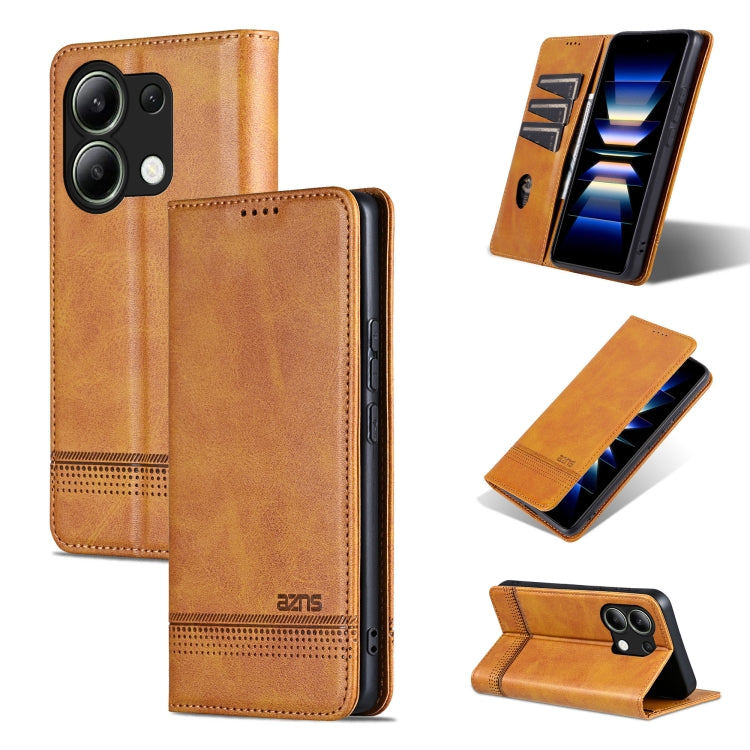 AZNS Magnetic Calf Texture Flip Leather Phone Case, Series 3