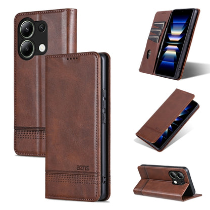 AZNS Magnetic Calf Texture Flip Leather Phone Case, Series 3