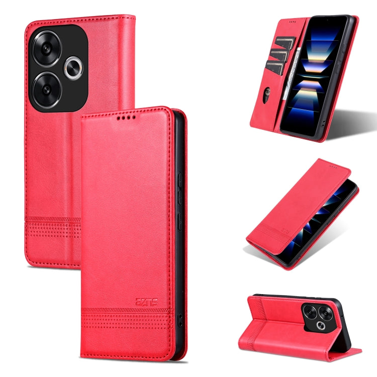 AZNS Magnetic Calf Texture Flip Leather Phone Case, Series 2