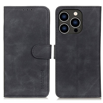 KHAZNEH Retro Texture Leather Phone Case