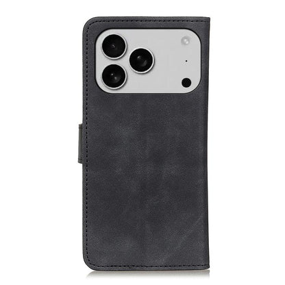 KHAZNEH Retro Texture Leather Phone Case, For iPhone 18 Pro / 17 Pro, For iPhone 18 Pro Max/17 Pro Max, For iPhone 16e / 17e, For iPhone 17, For iPhone Air, For iPhone 16 Pro Max