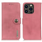 KHAZNEH Cowhide Texture Horizontal Flip Leather Phone Case, For iPhone 16e / 17e, For iPhone 16 Pro Max, For iPhone 16 Pro, For iPhone 16 Plus, For iPhone 16, For iPhone 15 Pro Max